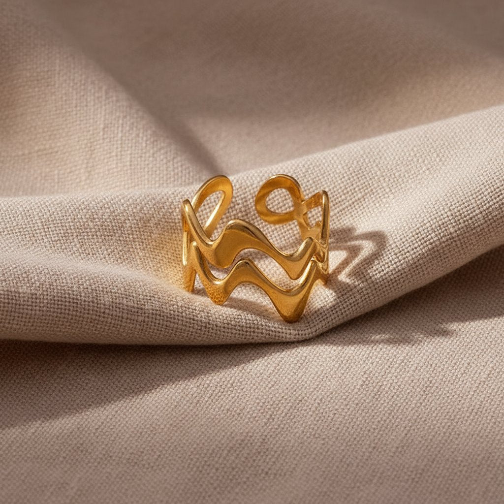 Bague Estelle dorée