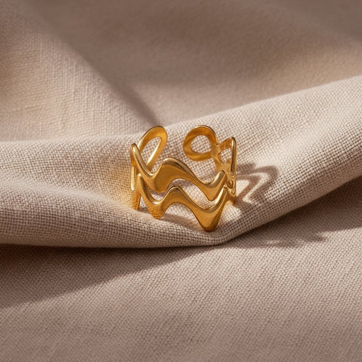 Bague Estelle dorée