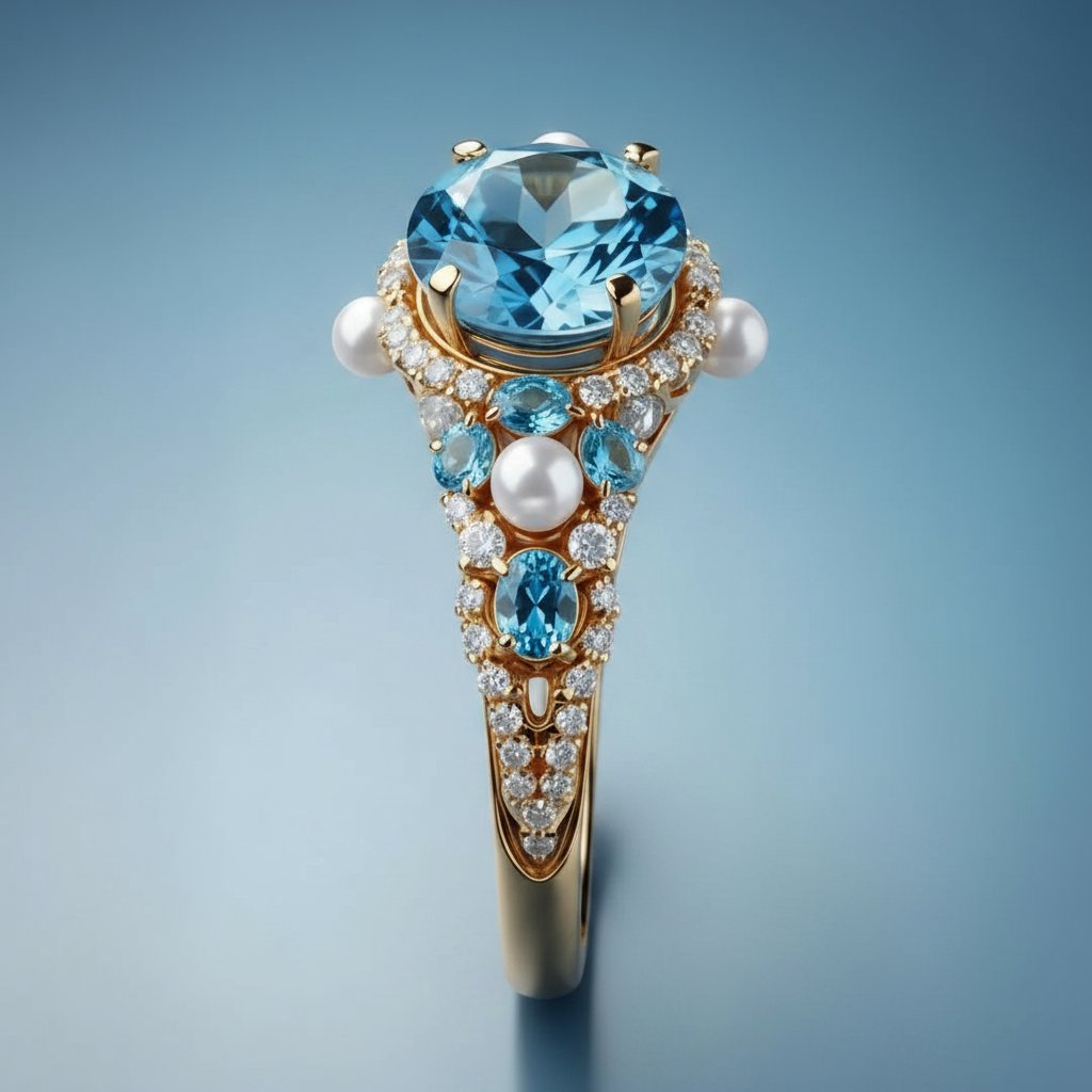 Nadia Pearl Ring