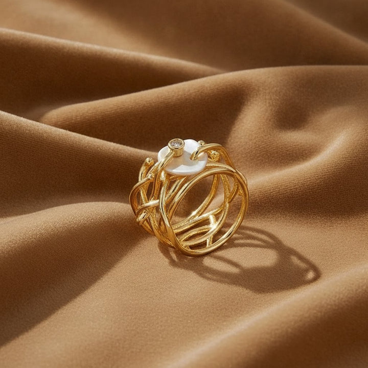 Bague en perles Rêverie
