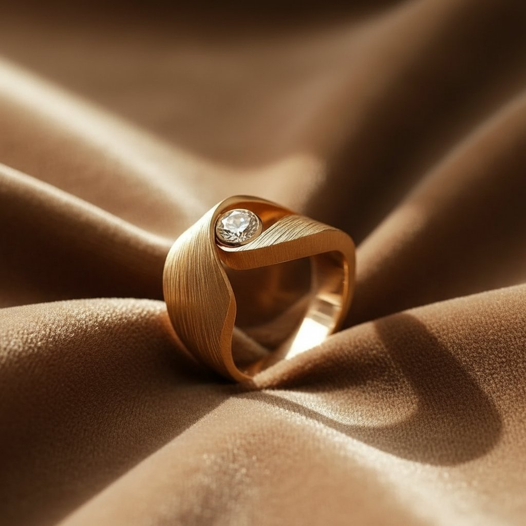 Prstan Bela Gold