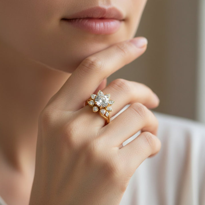 Anillo Jolie dorado
