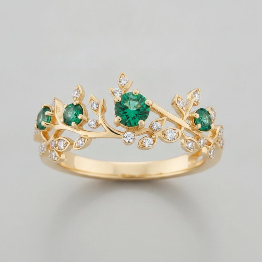 Prstan Zaria Emerald