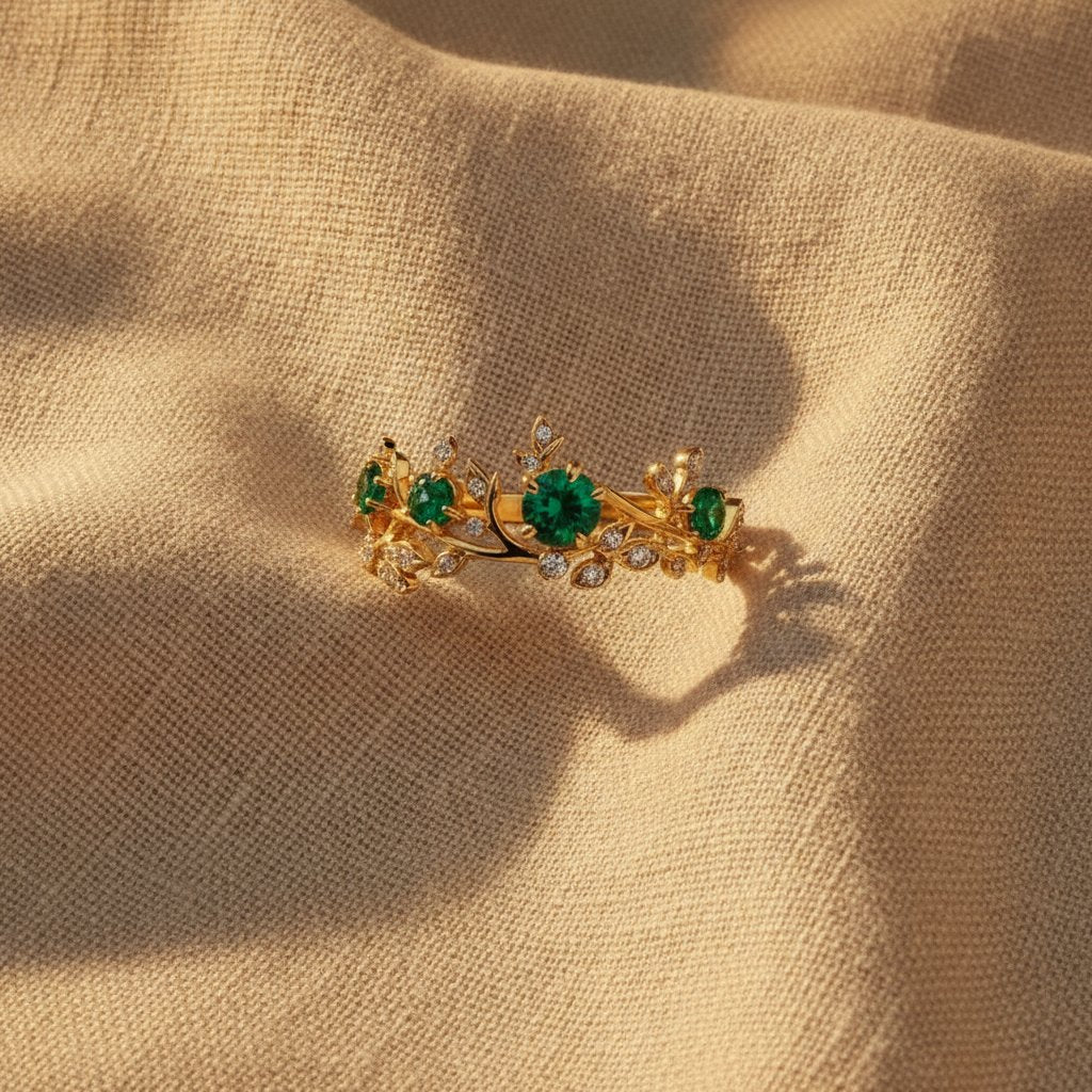 Zaria-smaragdring