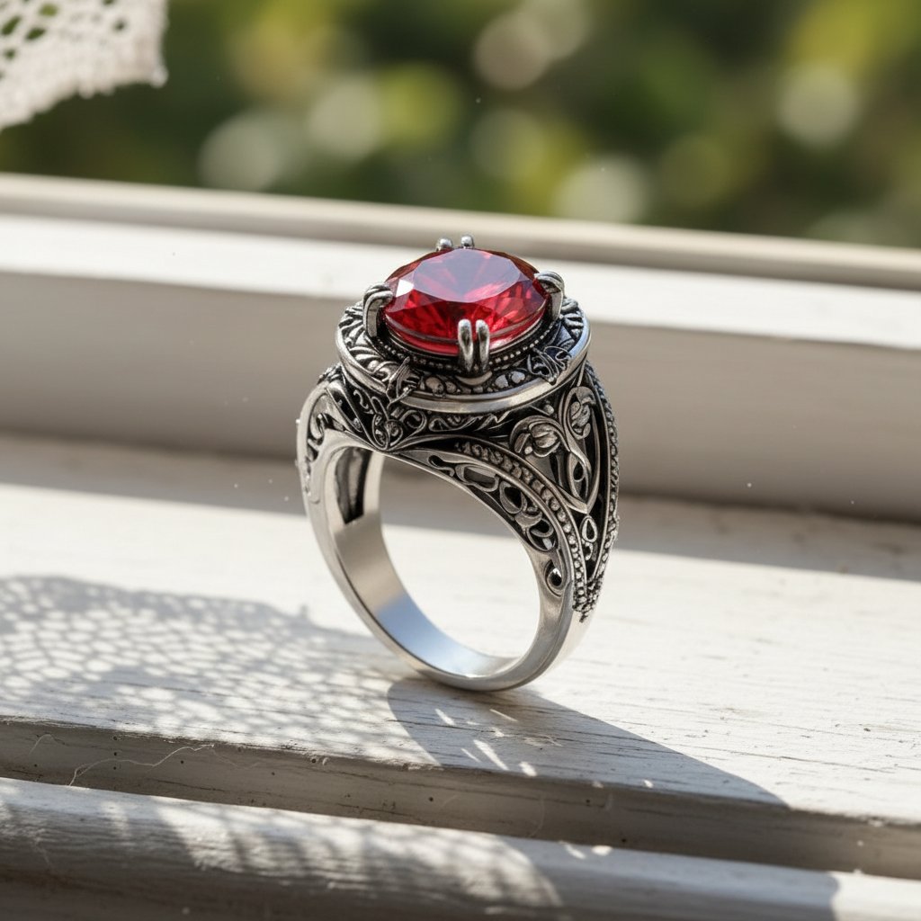 Rosalie Ruby Ring