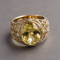 Anel Marguerite Dourado