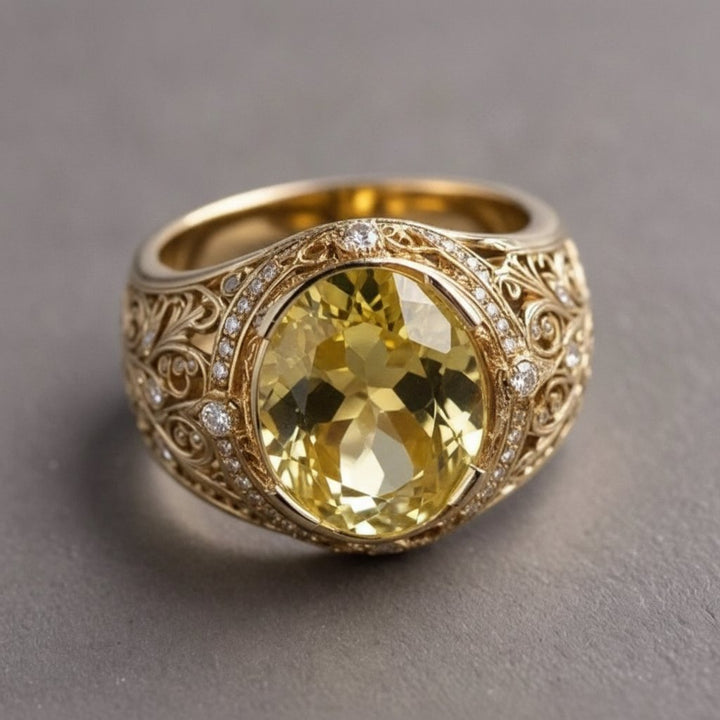 Bague Marguerite dorée