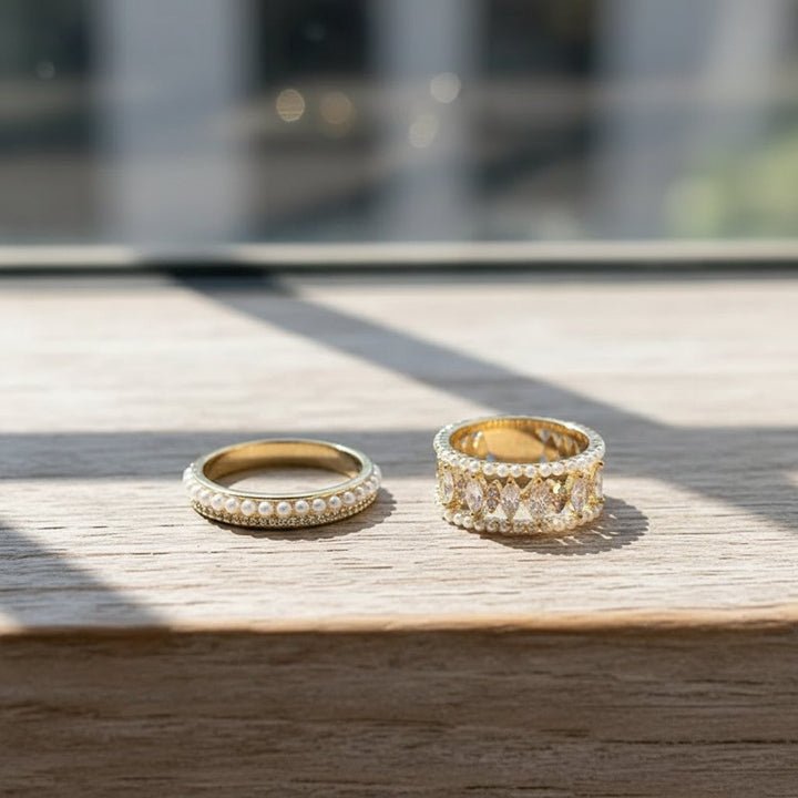 Mirabelle Gold Jewelry Set