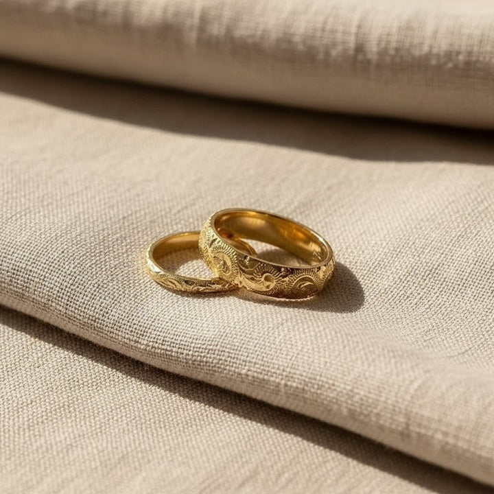 Bague dorée Sidonie