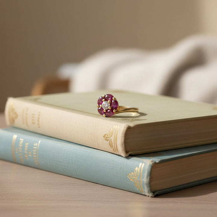 Bague dorée Sidonie