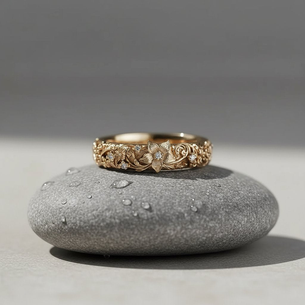 Ambre-Diamantring