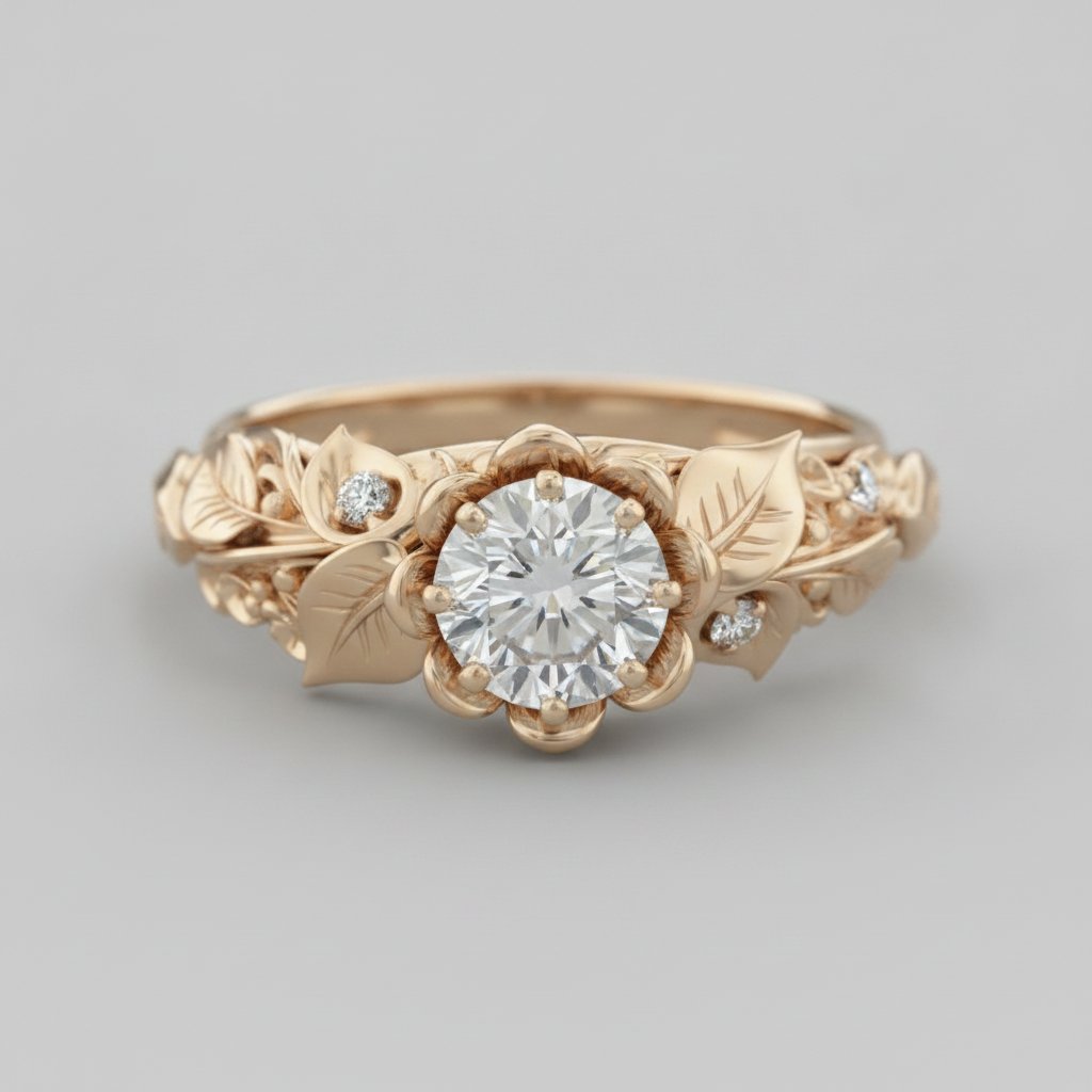Celestine-diamantenring