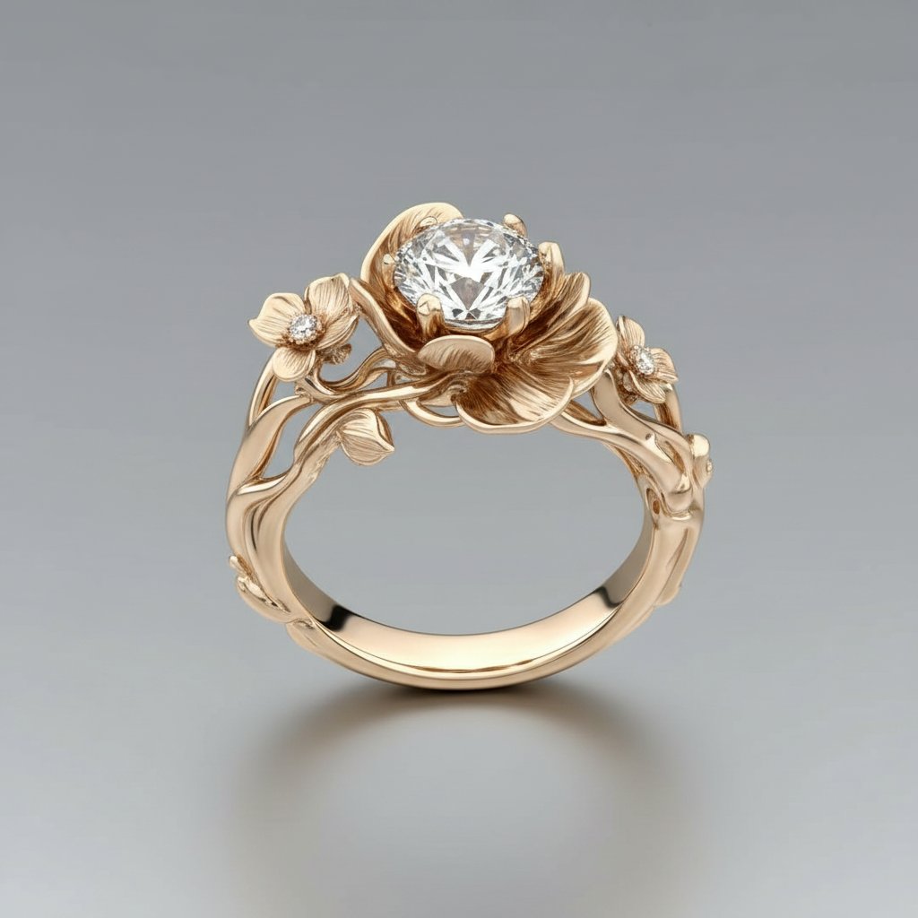 Celestine Gold Ring