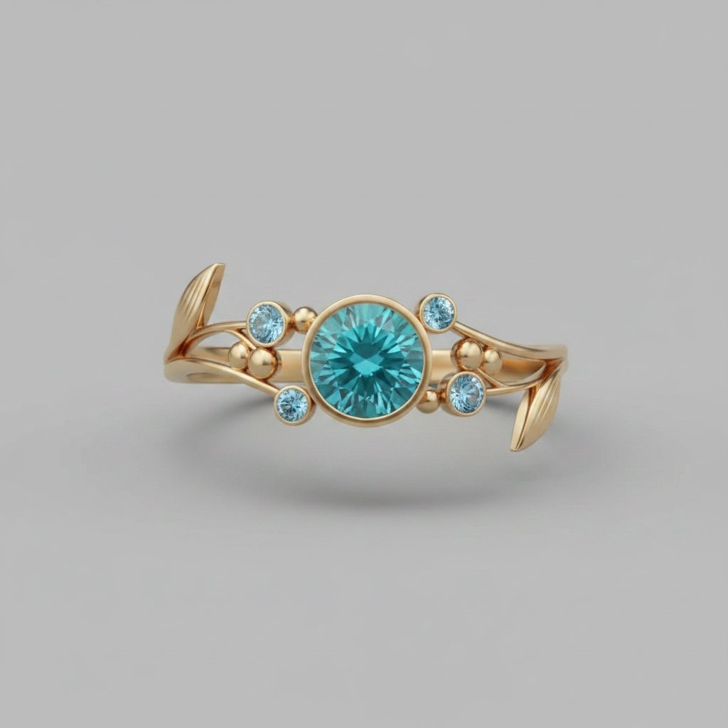 Celestine Crystal Ring