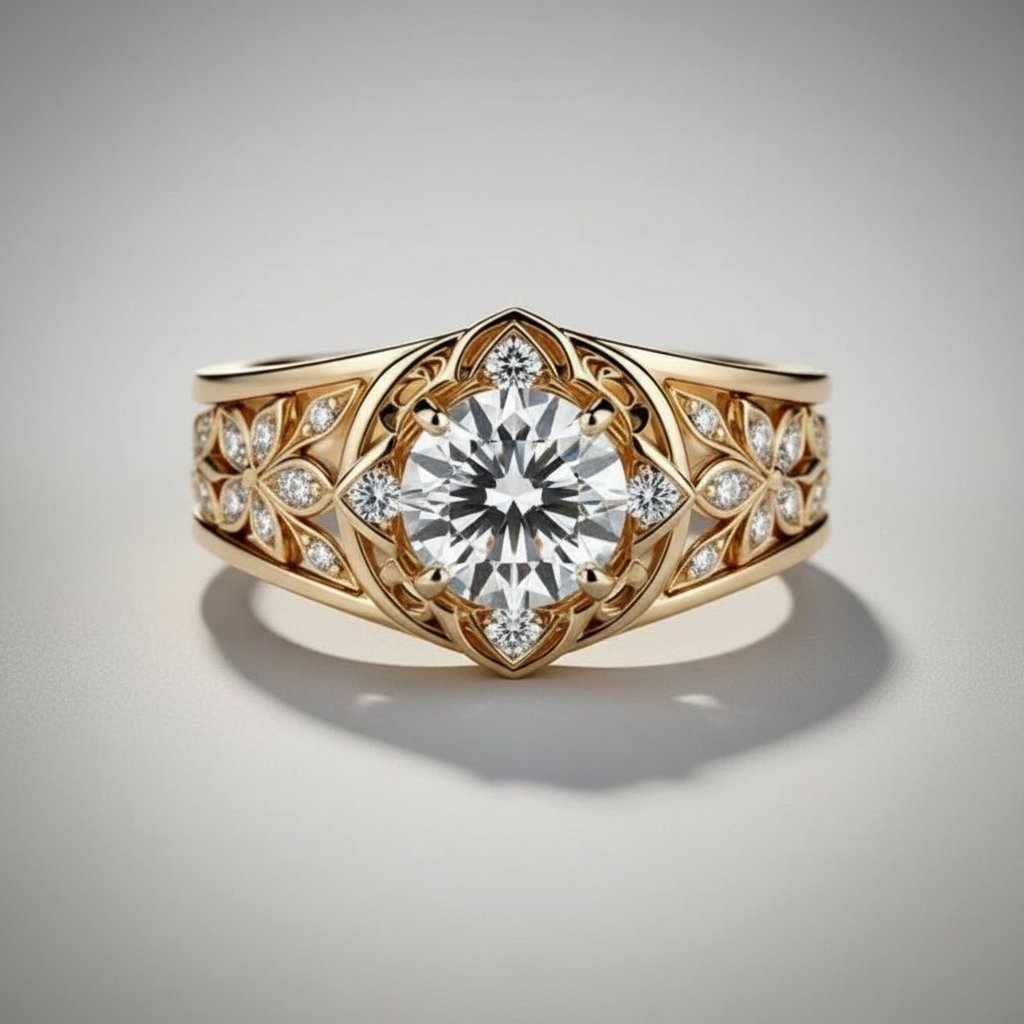 Celestine Crystal Ring