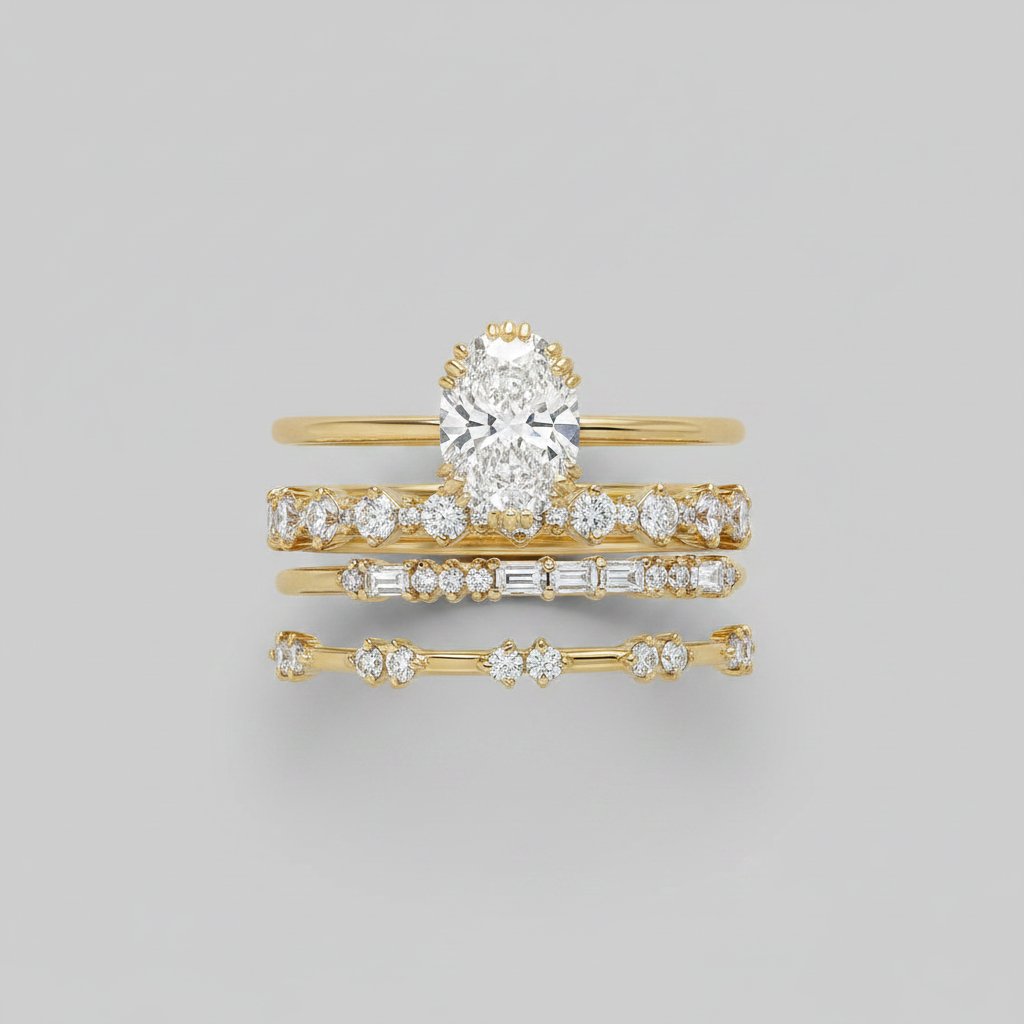 Lourdes Gold Jewelry Set