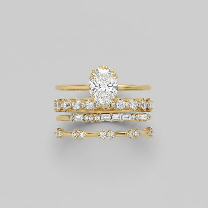 Lourdes Gold Jewelry Set