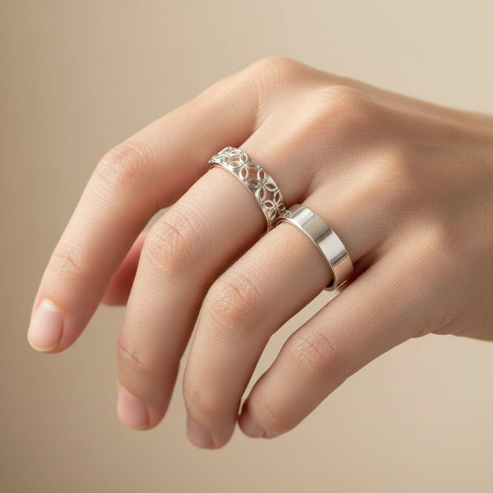Valentine Silver Jewelry Set