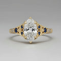 Anillo Lune de zafiro