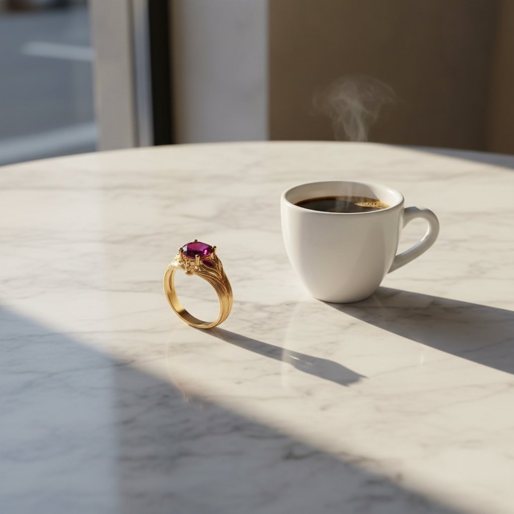Marisole-ringen i rubin
