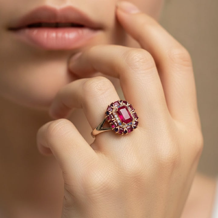 Rhea Ruby Ring