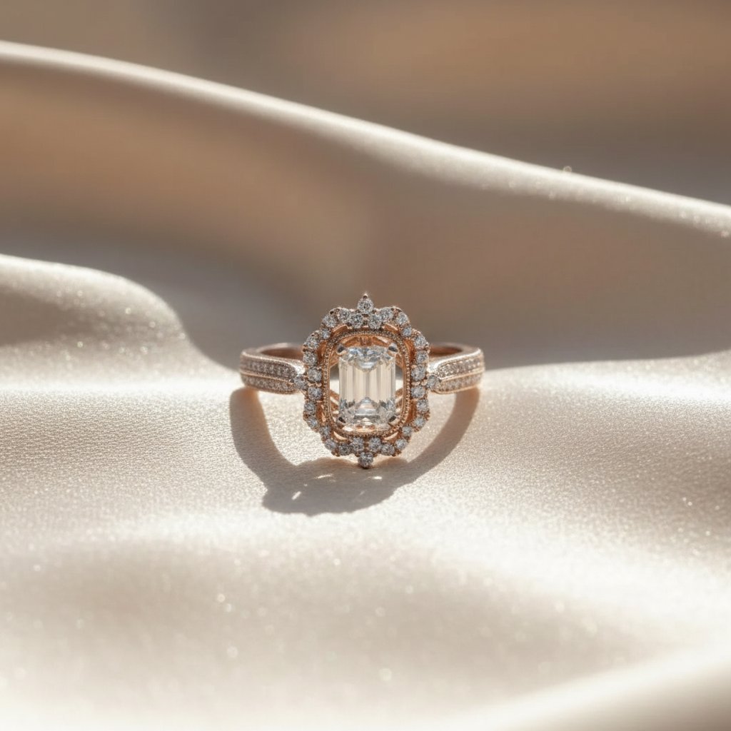 Anello Leocadia con diamanti