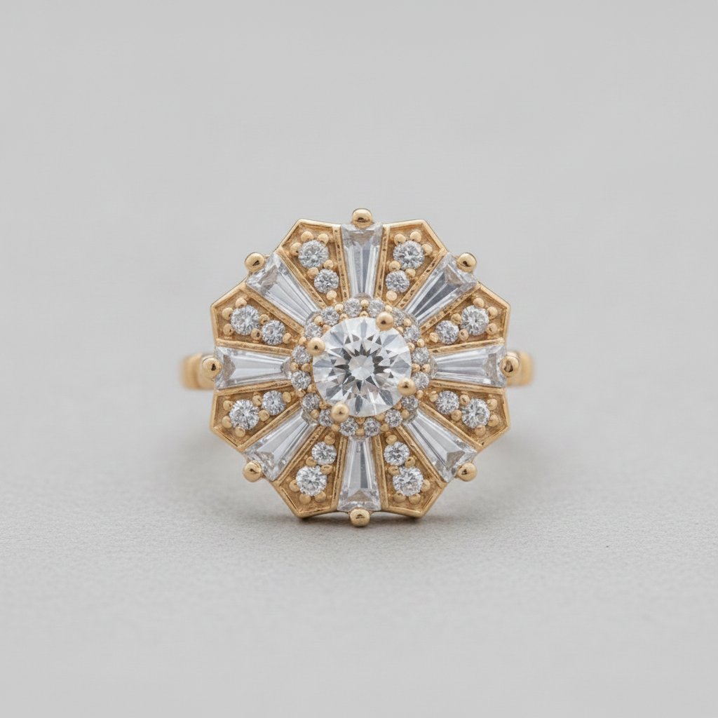 Marlow-diamanten ring