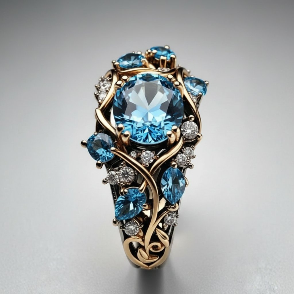 Rosaline Crystal Ring