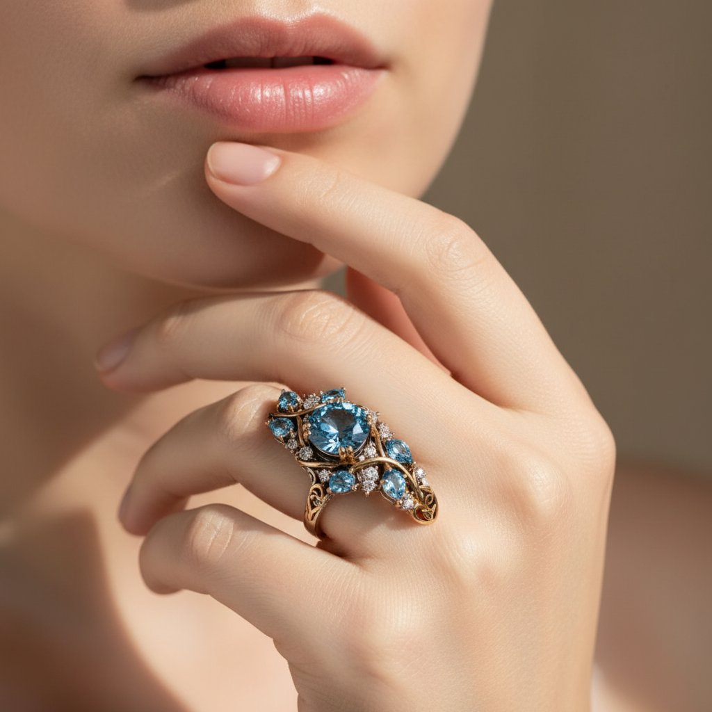 Rosaline Crystal Ring