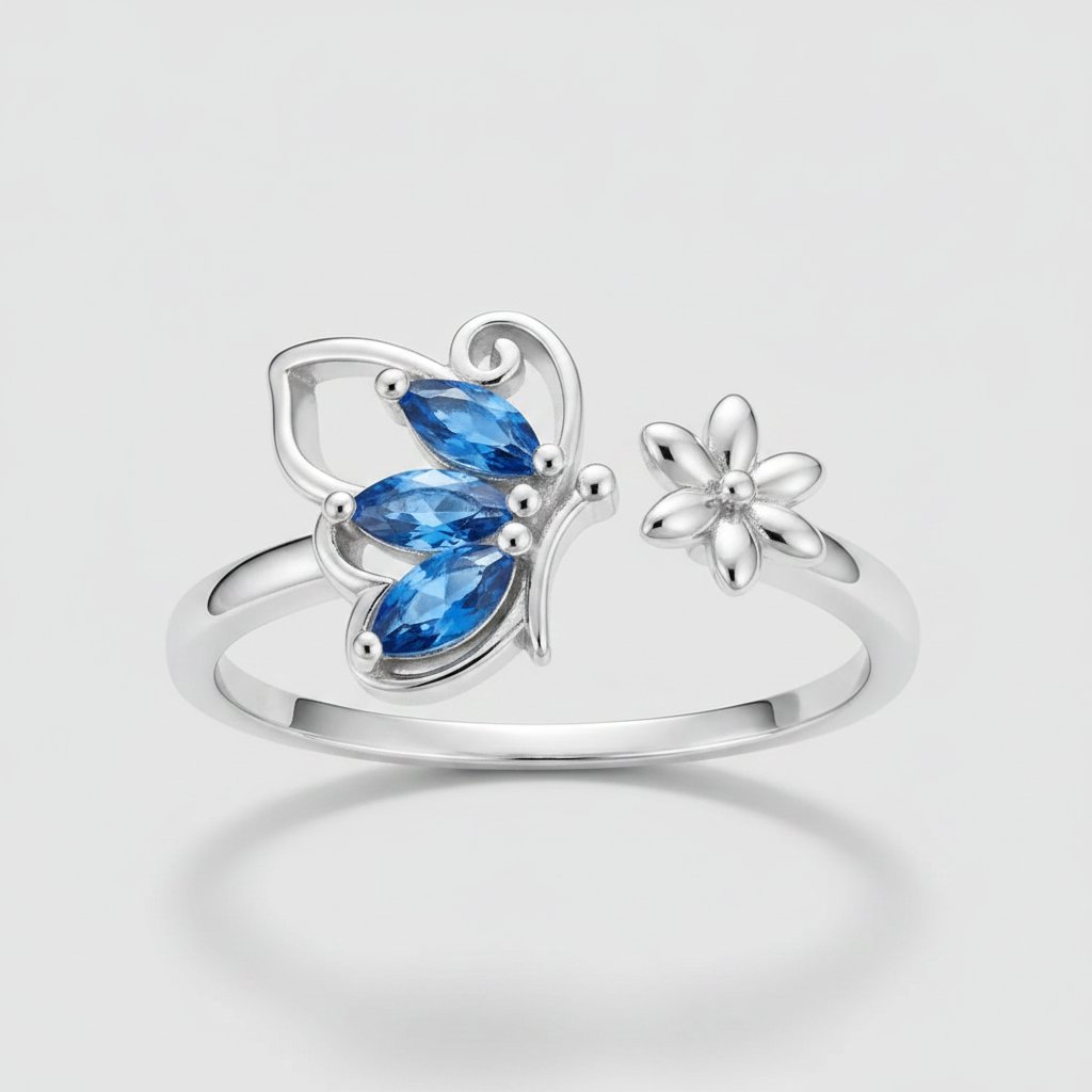 Solveig-saffieren ring