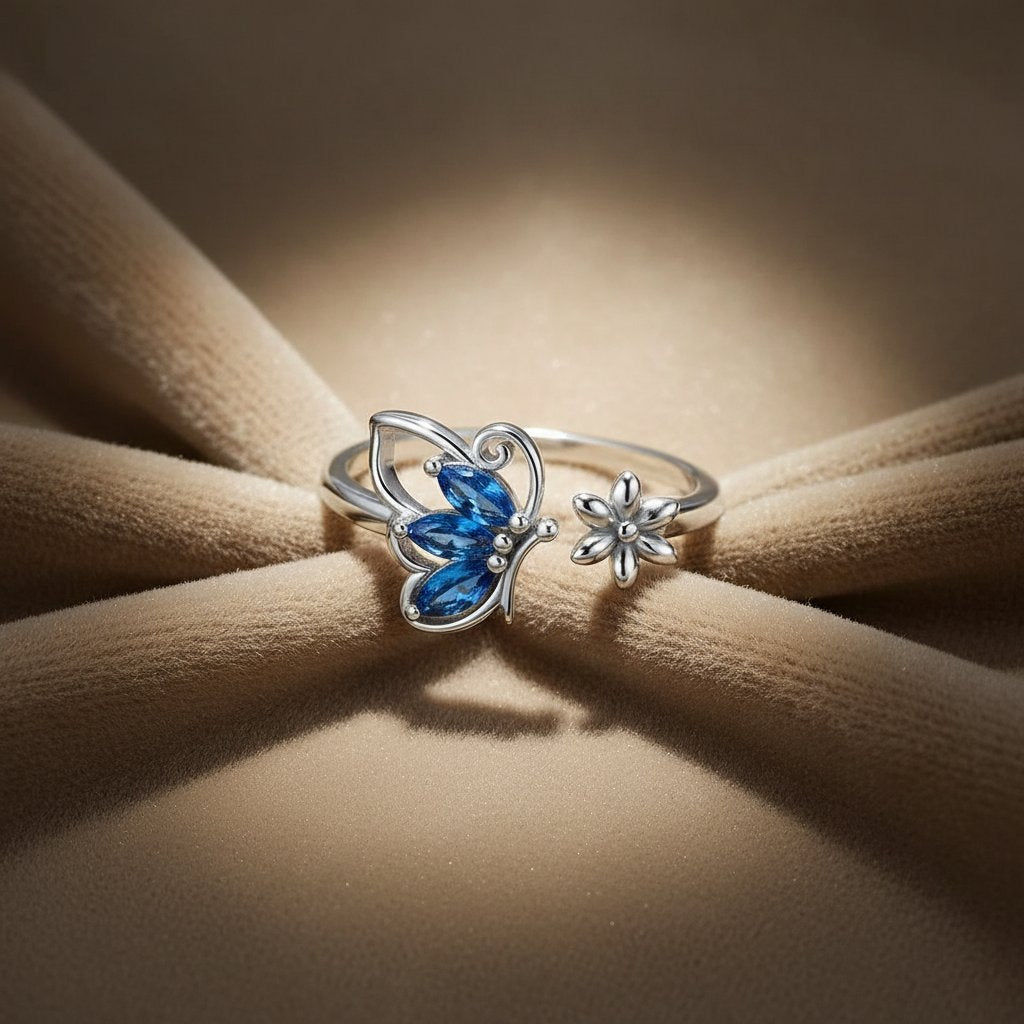 Solveig-saffieren ring