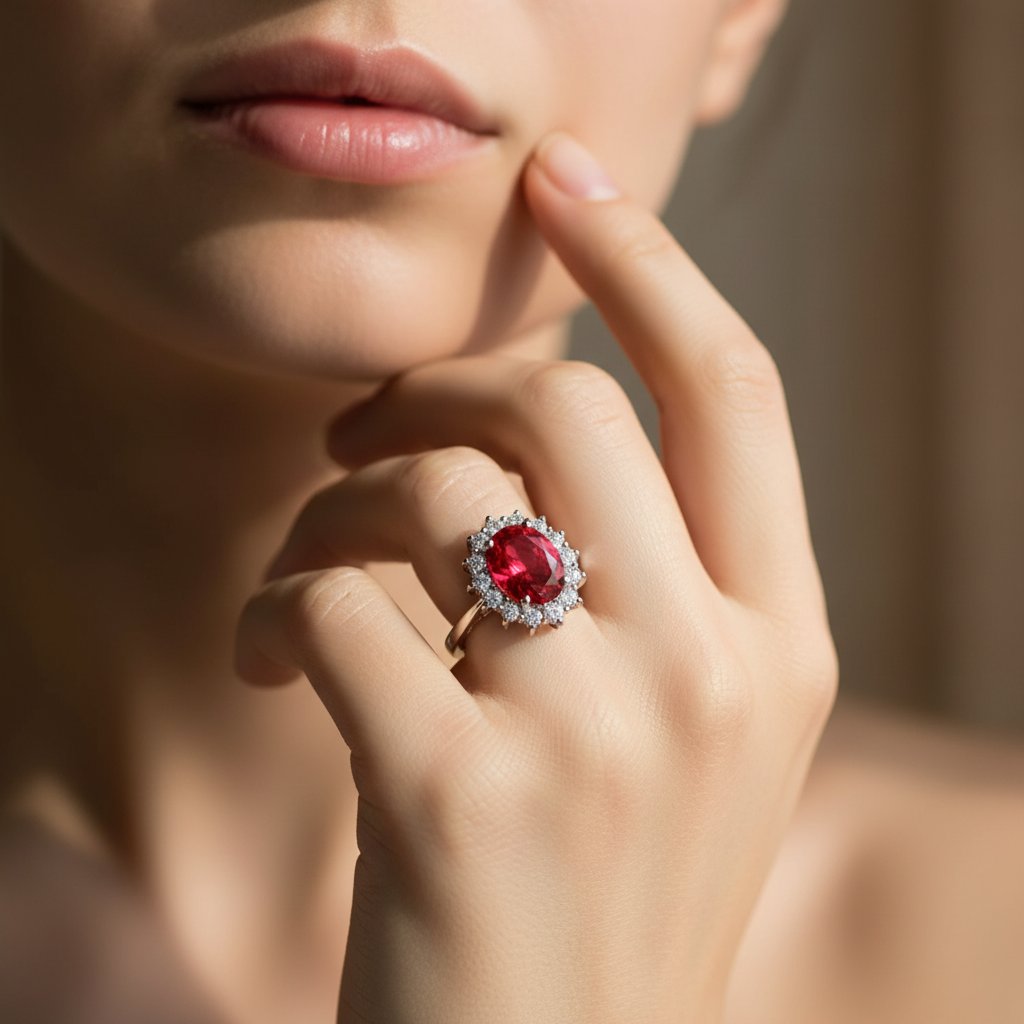 Aurelie Ruby-ring