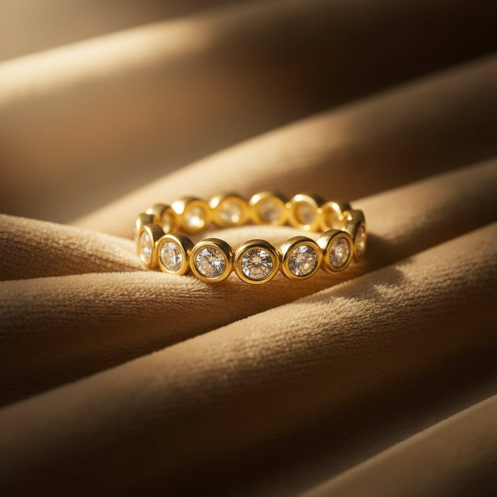 Conjunto de joias Delphine douradas