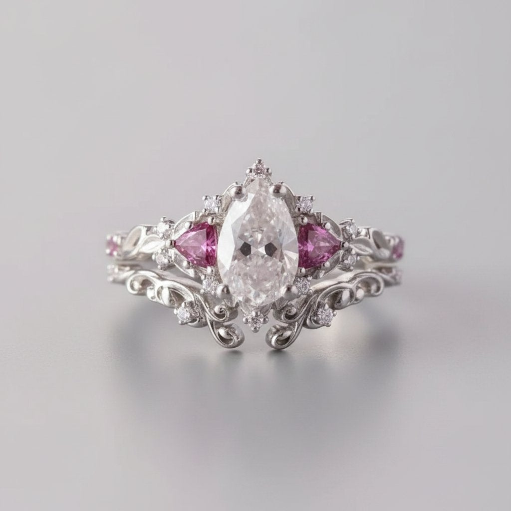 Parure de bijoux en cristal Colette