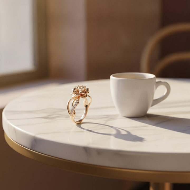 Sylvie Kristallen Ring