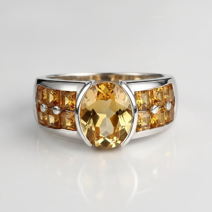 Vionnet Crystal Ring