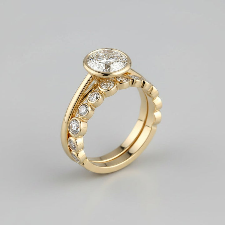 Ensemble de bijoux Juliette dorés