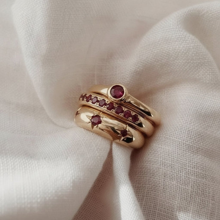 Set di gioielli Valentine con zirconi