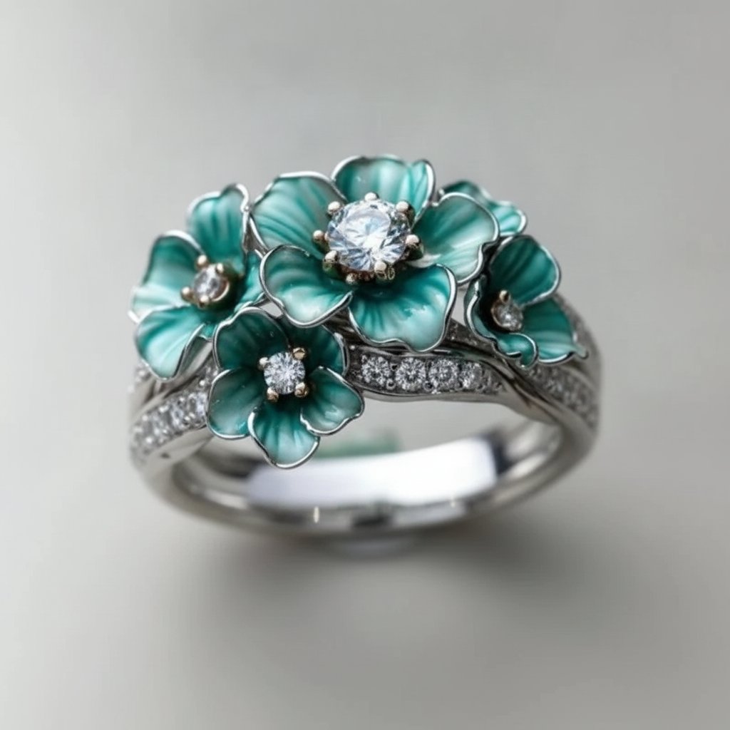 Faye-turquoise ring