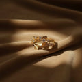 Rosaline-zirkonia ring