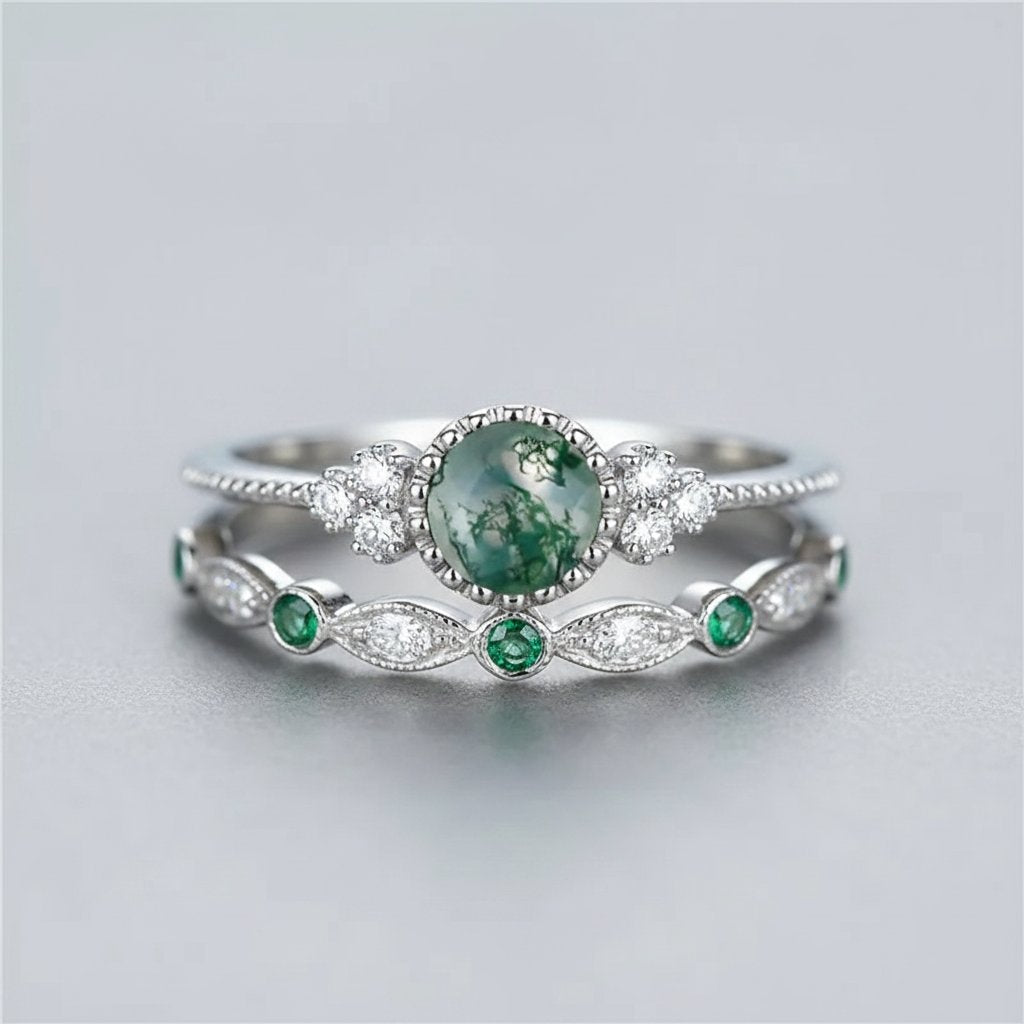 Ensemble de bijoux Elowen en argent