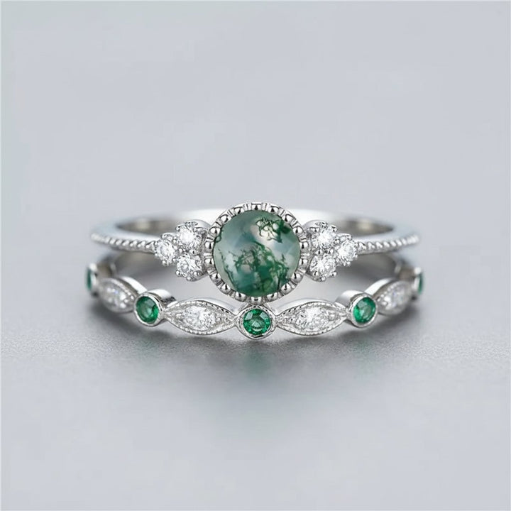 Ensemble de bijoux Elowen en argent