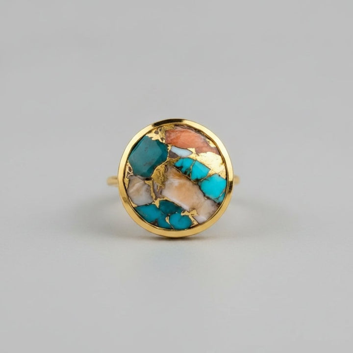Bague Coralie turquoise