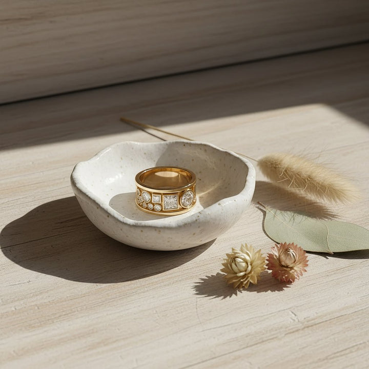 Anillo Thessaly de circonita