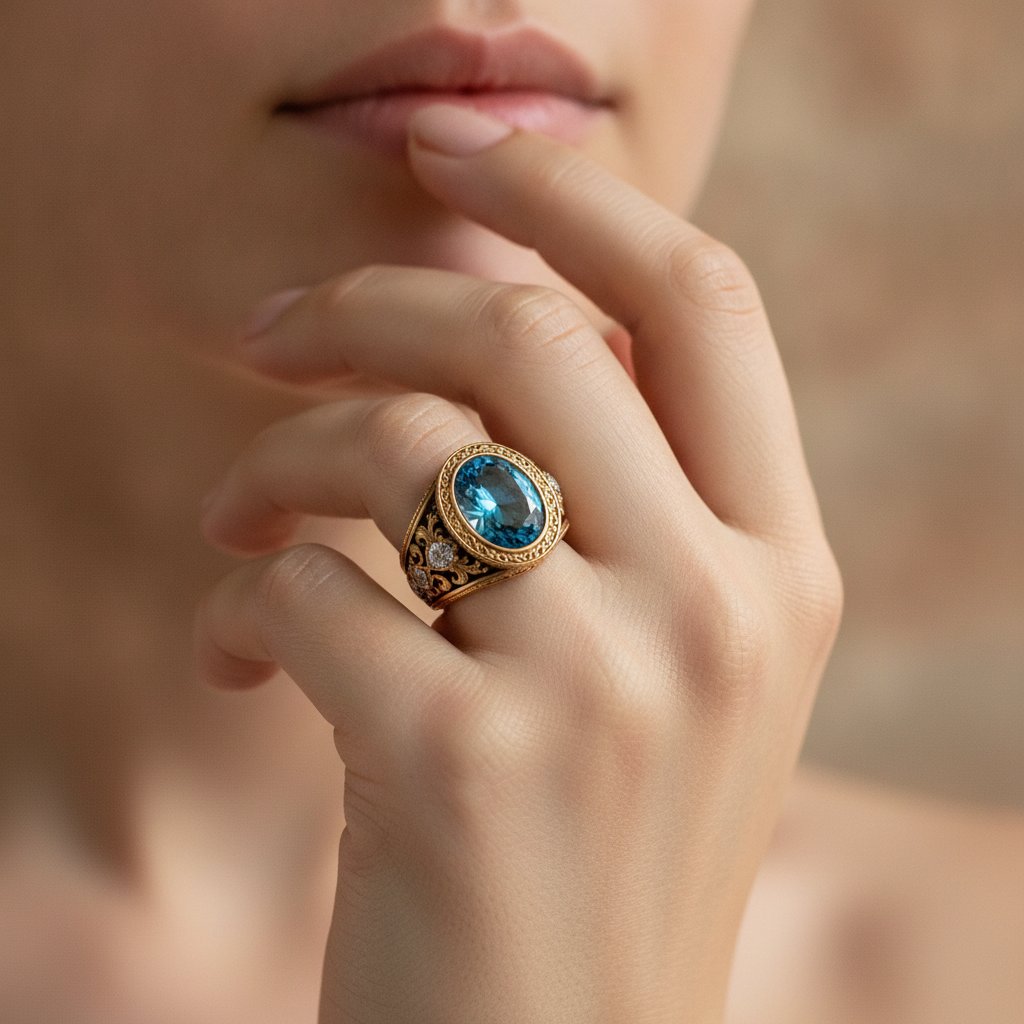 Perrine Crystal Ring