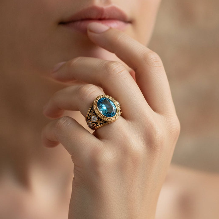 Perrine Crystal Ring