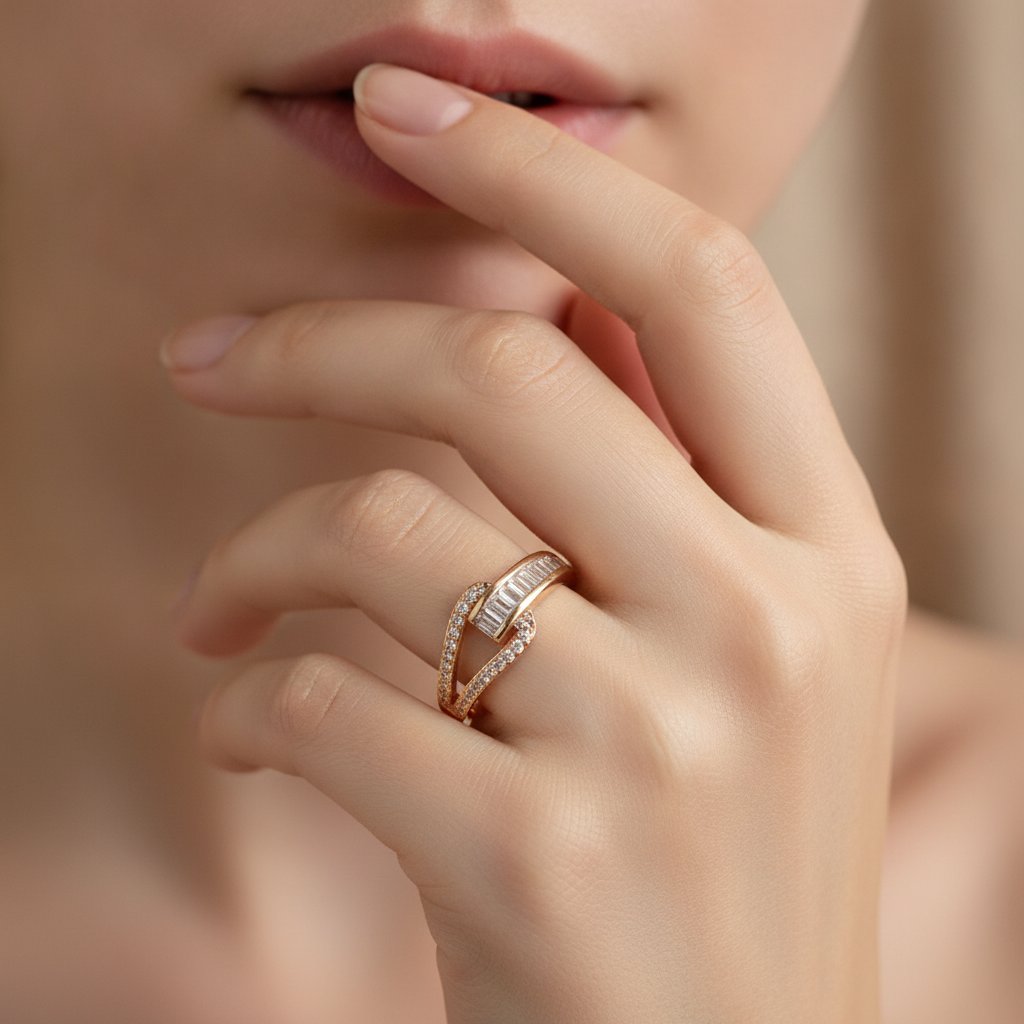 Perrine-zirkonia ring
