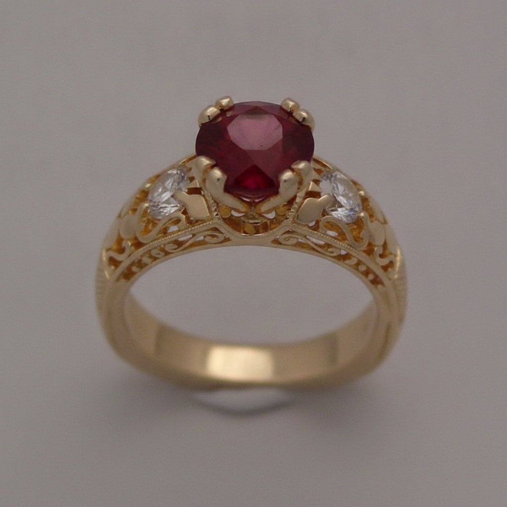 Perrine-Zirkonia-Ring