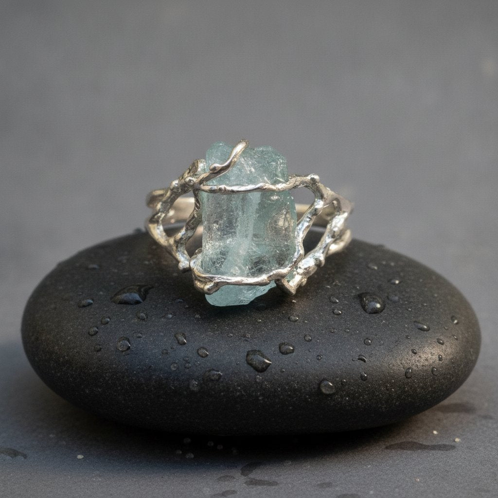 Perrine-zilveren ring