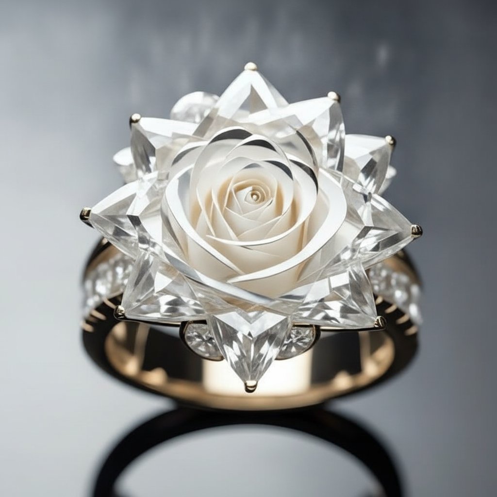 Albane Crystal -sormus